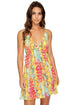 Luli Fama Smoke Show V Neck Short Dress
